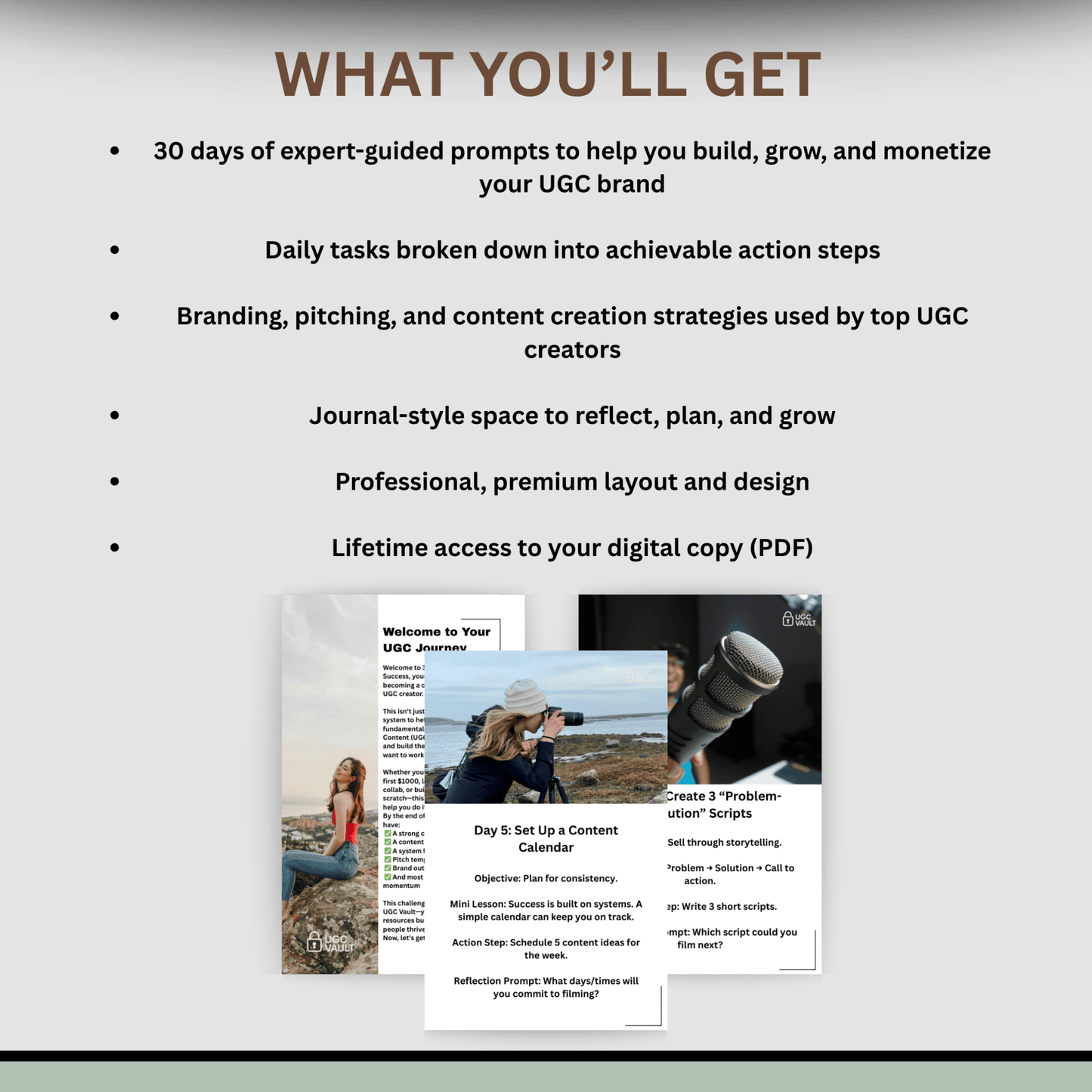 30 Days to UGC Success - UGC VAULT